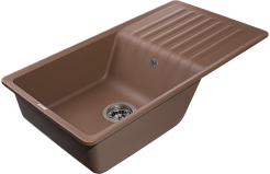 Мойка кухонная GranFest QUARZ GF-ZW-73 чаша+кр 860*480 (терракот)