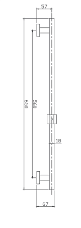 Душевая стойка HAIBA HB8012 без лейки и шланга 