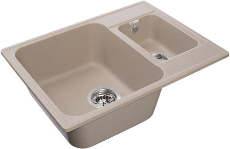 Мойка кухонная GranFest QUARZ GF-Z09 1.5-чаш. 620*480 (песок)
