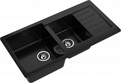 Мойка кухонная GranFest Practic GF-P980KL черный