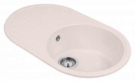 Гранитная мойка AquaGranitEx M-18 светло-розовый