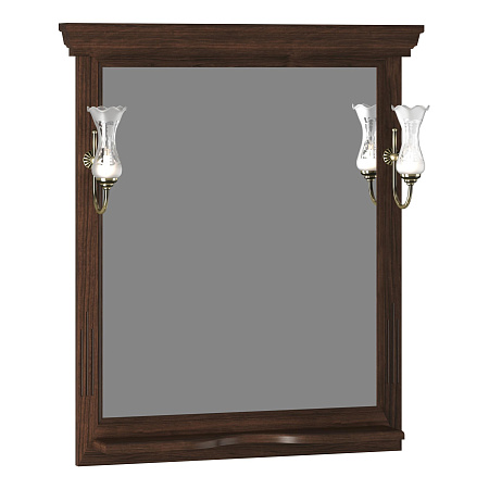 Зеркало OPADIRIS Риспекто 85, орех антикварный (нагал), с выключателем