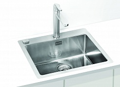 Мойка кухонная Alveus Pure 70 KMB 565х525х195 нержавеющая сталь, с сифоном
