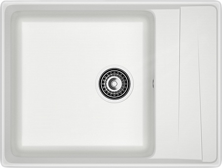 Мойка кухонная GranFest LEVEL GF-LV-660L чаш+кр 660*500мм иней, мрамор  