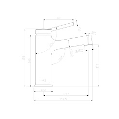 Смеситель Lemark Minima LM3806C для умывальника монолитный, хром