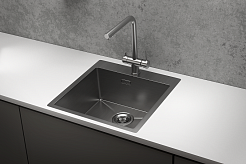 Стальная кухонная мойка Granula GR-5151 сталь сатин