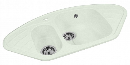 Гранитная мойка AquaGranitEx M-14 салатовый