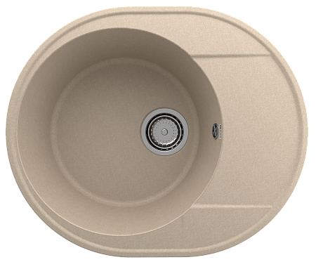 Мойка кухонная ULGRAN Quartz Nora 585-03, десерт