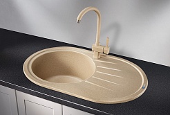 Кухонная мойка Granula Standart ST-7601 бежевый