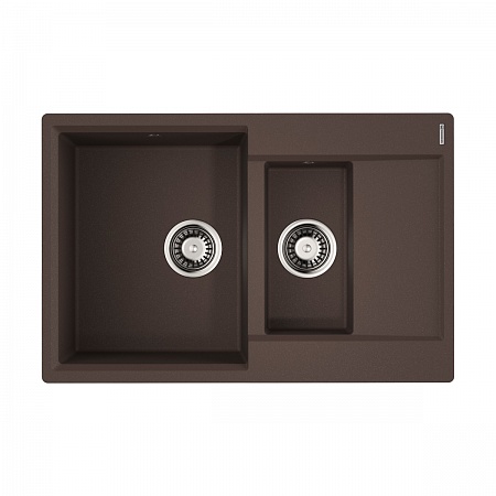 Мойка кухонная OMOIKIRI Daisen 78-2-DC Artgranit/темный шоколад