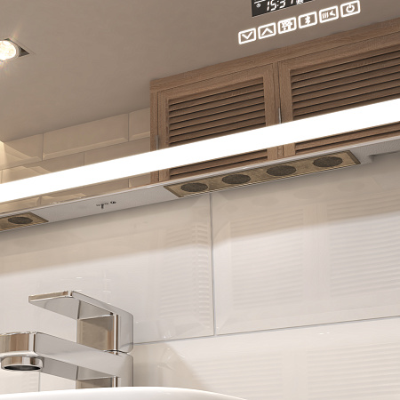 Зеркало VIGO Geometry Media voice 1200