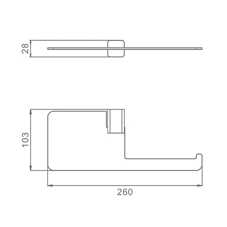 Бумагодержатель с полочкойдля телефона RAGLO R301.03