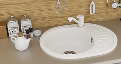 Мойка кухонная Ulgran U-107m-345, шоколад