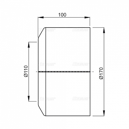Обрамление для унитаза большое Ø110