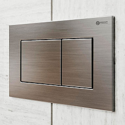 Клавиша смыва для инсталляции Point Ника, нержавеющая сталь, сталь брашированная, PN44081SB