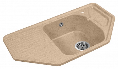 Гранитная мойка AquaGranitEx M-10 песочный