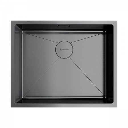 Мойка кухонная OMOIKIRI Taki 54-U/IF-GM нерж.сталь/вороненая сталь