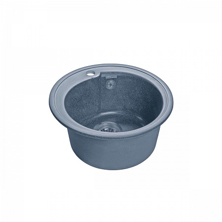 Мойка кухонная GranFest RONDO GF-R-450 D=443 мм графит, мрамор
