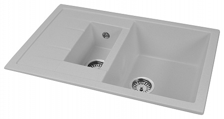 Гранитная мойка AquaGranitEx M-21K серый