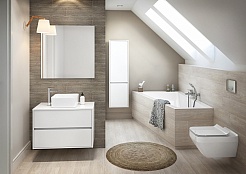 Ванна Cersanit прямоугольная CREA 170x75 белый