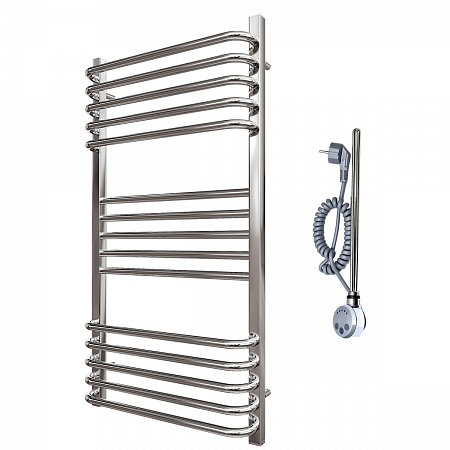 Полотенцесушитель электрический Point Омега PN90150SE П15 500x1000 левый/правый, хром