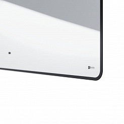Зеркало Lemark MIOBLACK 45х80см с интерьерной подсветкой, с подогревом