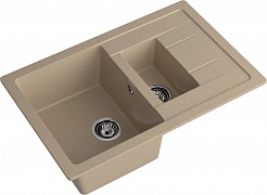 Мойка кухонная GranFest Quadro GF-Q775KL песочный