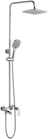 Душевая система HAIBA HB23505, тропический душ, водопад, латунь, хром