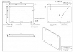 Зеркало Cersanit LED DESIGN PRO 070 100 bluetooth часы с подсветкой прямоугольное