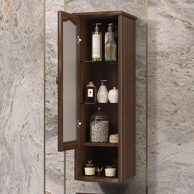 Шкаф OPADIRIS Риспекто, орех антикварный (нагал), подвесной, 1-створч., левый