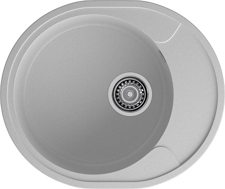 Мойка кухонная GranFest URBAN 857L  1-чаш+кр 620*480 серый