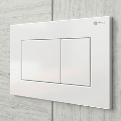 Клавиша смыва для инсталляции Point Ника, белая, PN44081W