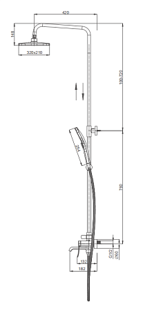 Душевая система для ванны SPLENKA S31.24.09