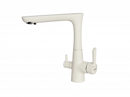 Смеситель EWIGSTEIN для кухни Г-обр. с краном питьевой воды (крем)