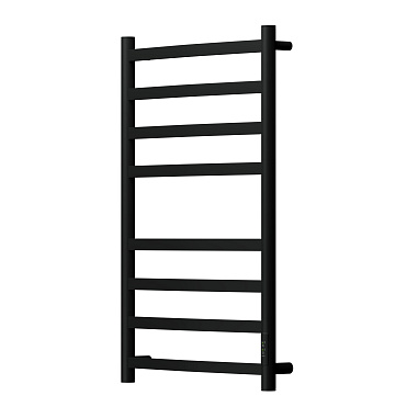 Полотенцесушитель электрический Point Антея PN17858B П8 500x800, диммер справа, черный