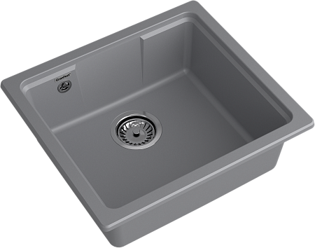 Мойка кухонная GranFest URBAN 4550 подстольный монтаж 1-чаша 450*500мм темно-серый