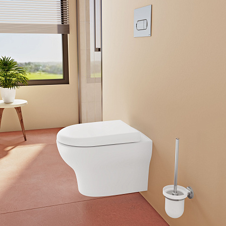 Унитаз Vitra Zentrum Round 7786B003-0075, подвесной, безободковый