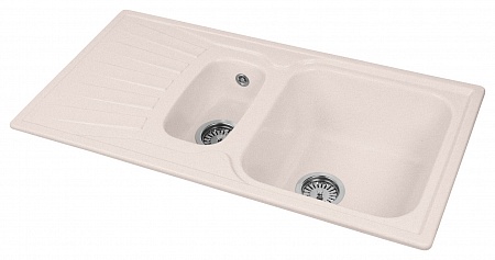 Гранитная мойка AquaGranitEx M-09K светло-розовый