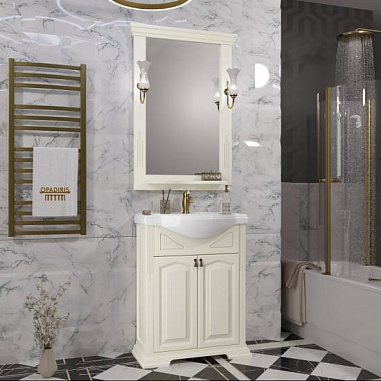 Тумба OPADIRIS Риспекто 65, слоновая кость (под раковину Kirovit Классик 65)