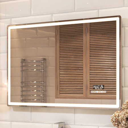 Зеркало VIGO Geometry Media voice 1000