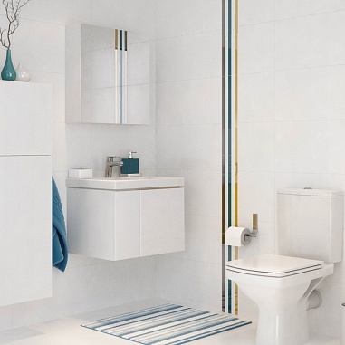 Тумба Cersanit под раковину подвесная COLOUR 80, белый