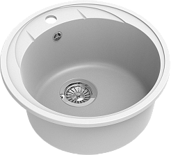 Мойка кухонная EWIGSTEIN Elegant R45 1-чаша D-484мм иней