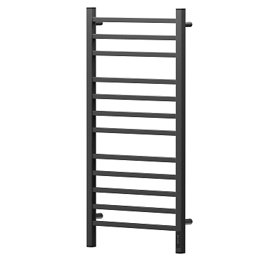 Полотенцесушитель электрический Point Вега PN71850GB П12 500x1000, диммер справа, графит блеск