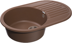 Мойка кухонная GranFest QUARZ GF-Z18 чаша+кр 740*480 (терракот)