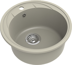 Мойка кухонная EWIGSTEIN Elegant R45 1-чаша D-484мм топаз