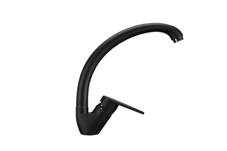 Смеситель для кухни ULGRAN Practik PR-02-004, черный оникс