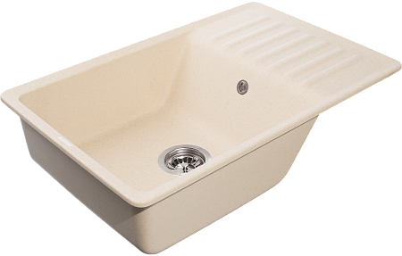 Мойка кухонная GranFest QUARZ GF-ZW-72 чаша+кр 760*480 (бежевый)