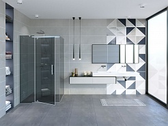 Душевое ограждение Erlit ER10112H-C4 (1200x900x2000) прямоугольное, тонированное