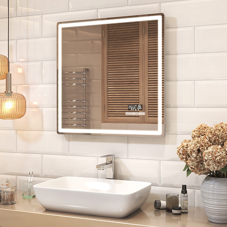 Зеркало VIGO Geometry Media voice 700