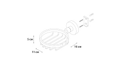 Fixsen MODERN FX-51509 Мыльница решетка 